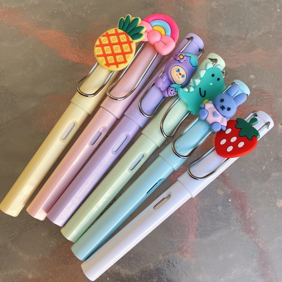 NWT -SET CUTE PENCIL - INFINITE PENCIL - COLORFUL PASTEL COLOR - 6 PCS - - Picture 3 of 6